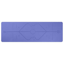 Load image into Gallery viewer, Non-slip TPE Yoga Mats Tasteless Pilates Gym Exercise Sport Living Room Pads for Fitness Body Building with Position LIne